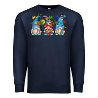 Navy autism gnomes Premium Sweatshirt - Zillion Design Studio