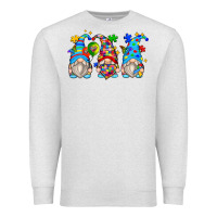 Oatmeal Heather autism gnomes Premium Sweatshirt - Zillion Design Studio