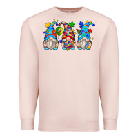 Pale Pink autism gnomes Premium Sweatshirt - Zillion Design Studio