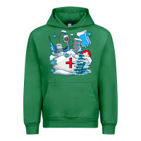 Emerald Winter Nurse life Urban Hoodie - AdoDesignShop