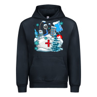 Navy Winter Nurse life Urban Hoodie - AdoDesignShop
