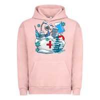 Pigment Salmon Winter Nurse life Urban Hoodie - AdoDesignShop