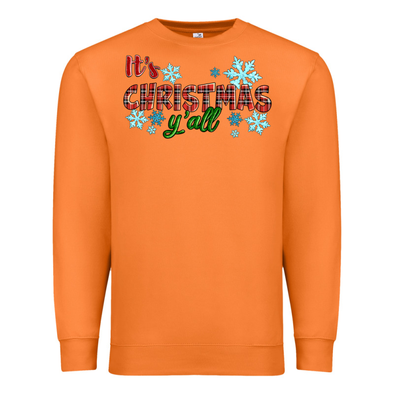 It's Christmas Y'all Season Winter Premium Sweatshirt by RanaPortraitStore | Teevron