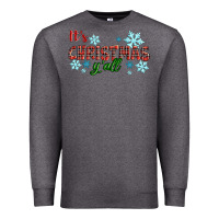 Charcoal Heather It's Christmas Y'all Season Winter Premium Sweatshirt - RanaPortraitStore