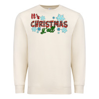 Sandshell It's Christmas Y'all Season Winter Premium Sweatshirt - RanaPortraitStore