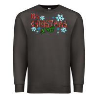 Smoke It's Christmas Y'all Season Winter Premium Sweatshirt - RanaPortraitStore