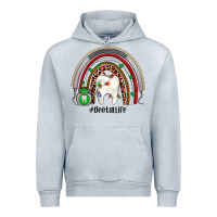 Heather Grey Christmas dental life rainbow Urban Hoodie - JahusDesignShop
