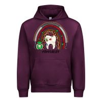 Mauve Wine Christmas dental life rainbow Urban Hoodie - JahusDesignShop