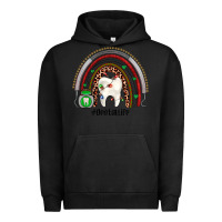 Pigment Black Christmas dental life rainbow Urban Hoodie - JahusDesignShop