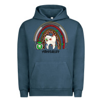 Pigment Midnight Navy Christmas dental life rainbow Urban Hoodie - JahusDesignShop