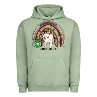 Pigment Oil Green Christmas dental life rainbow Urban Hoodie - JahusDesignShop