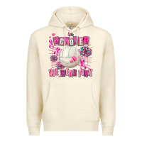 Sandshell in october we wear pink volleyball Premium Hoodie - AdoDesignShop