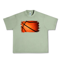 Oil Green Basketball Brushstroke Urban Heavy Tee - RanaPortraitStore