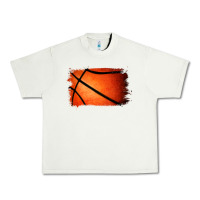 Pistachio Basketball Brushstroke Urban Heavy Tee - RanaPortraitStore