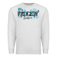 Oatmeal Heather It's Freezin Season Winter Premium Sweatshirt - RanaPortraitStore
