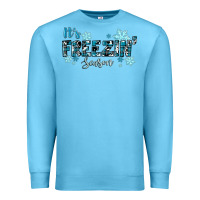 Ocean Blue It's Freezin Season Winter Premium Sweatshirt - RanaPortraitStore