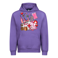 Tulip nurse  valentines day love Urban Hoodie - AdoDesignShop