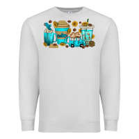 Dove Grey truck coffee cups Premium Sweatshirt - texasbilliewilder