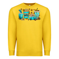 Lemon truck coffee cups Premium Sweatshirt - texasbilliewilder