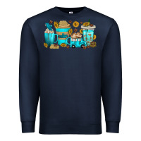 Navy truck coffee cups Premium Sweatshirt - texasbilliewilder