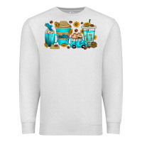 Oatmeal Heather truck coffee cups Premium Sweatshirt - texasbilliewilder