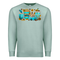 Seafoam truck coffee cups Premium Sweatshirt - texasbilliewilder