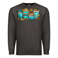 Smoke truck coffee cups Premium Sweatshirt - texasbilliewilder