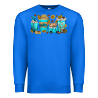 True Royal truck coffee cups Premium Sweatshirt - texasbilliewilder