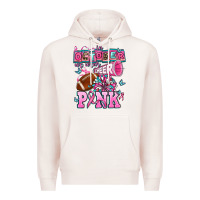 Pale Pink in october we wear cheer pink football Premium Hoodie - AdoDesignShop