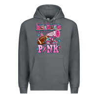 Rock in october we wear cheer pink football Premium Hoodie - AdoDesignShop