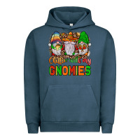 Pigment Midnight Navy mexico chillin' with my gnomies Urban Hoodie - JahusDesignShop