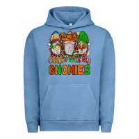 Pigment Pebble Blue mexico chillin' with my gnomies Urban Hoodie - JahusDesignShop