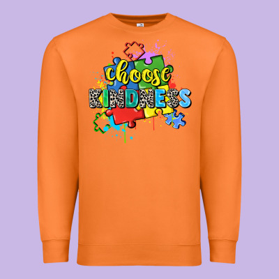 Choose Kindness Premium Sweatshirt Designed By Zillion Design Studio