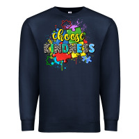 Navy choose kindness Premium Sweatshirt - Zillion Design Studio