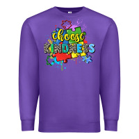 Purple choose kindness Premium Sweatshirt - Zillion Design Studio