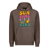 Coffee sun shine state of mind Premium Hoodie - JahusDesignShop