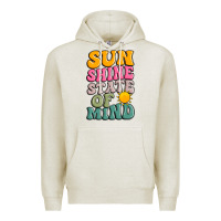 Oatmeal Heather sun shine state of mind Premium Hoodie - JahusDesignShop
