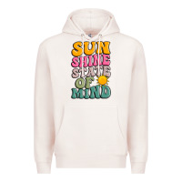Pale Pink sun shine state of mind Premium Hoodie - JahusDesignShop