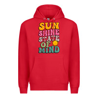 Red sun shine state of mind Premium Hoodie - JahusDesignShop