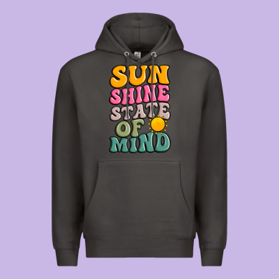 Sun Shine State Of Mind Premium Hoodie Designed By Jahusdesignshop