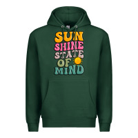 Sports Green sun shine state of mind Premium Hoodie - JahusDesignShop