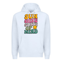 White sun shine state of mind Premium Hoodie - JahusDesignShop