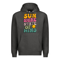 Charcoal Heather sun shine state of mind Premium Hoodie - JahusDesignShop