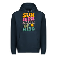 Navy sun shine state of mind Premium Hoodie - JahusDesignShop