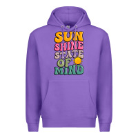 Purple sun shine state of mind Premium Hoodie - JahusDesignShop