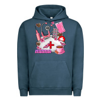 Pigment Midnight Navy Mama Urban Hoodie - AdoDesignShop