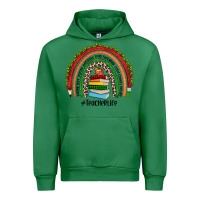 Emerald Christmas Teacherlife rainbow Urban Hoodie - JahusDesignShop