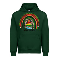 Forest Green Christmas Teacherlife rainbow Urban Hoodie - JahusDesignShop