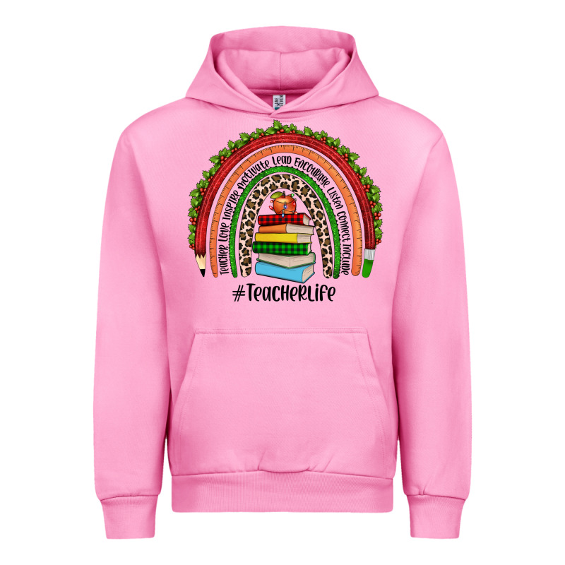 Christmas Teacherlife Rainbow Urban Hoodie by JahusDesignShop | Teevron