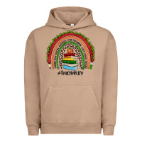 Pigment Burro Christmas Teacherlife rainbow Urban Hoodie - JahusDesignShop